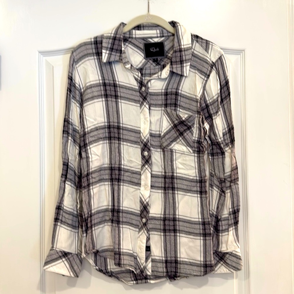 Rails plaid button up